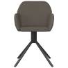 Swivel Dining Chairs - Dark Grey Velvet (Set of 2) | HipoMarket