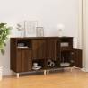 Stylish Brown Oak Sideboards - 2 pcs - Hipomarket UK