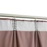 Elegant Antique Pink Velvet Blackout Curtains - 140x175cm