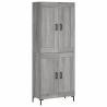 Highboard Grey Sonoma - Stylish Storage Solution | HipoMarket