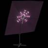 LED Cantilever Umbrella Bordeaux Red 400x300 cm - Stylish & Durable