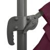 LED Cantilever Umbrella Bordeaux Red 400x300 cm - Stylish & Durable