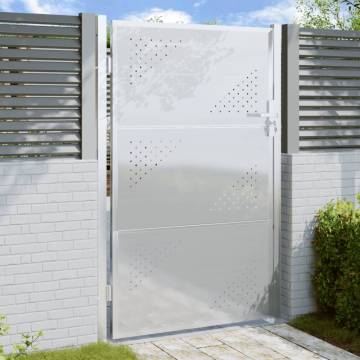 Durable Garden Gate 100x150 cm Stainless Steel - Hipomarket