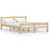 Solid Pinewood Bed Frame 140x200 cm - Stylish & Durable