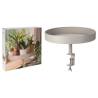 H&S Collection Decorative Tray with Clamp 36x26 Sand Colour sand Size 36 x 26 cm 