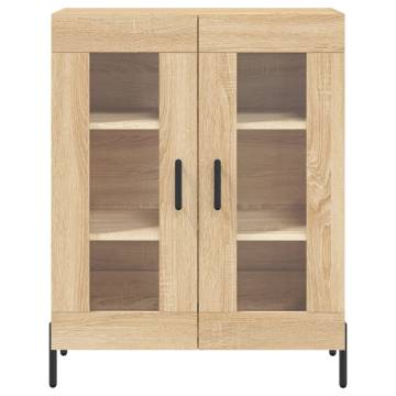 Stylish Highboard Sonoma Oak - 69.5x34x180 cm