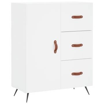 Stylish Highboard White 69.5x34x180 cm - Durable & Elegant