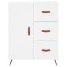 Stylish Highboard White 69.5x34x180 cm - Durable & Elegant