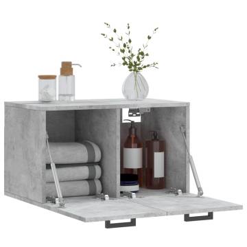 Wall Cabinet Concrete Grey - Stylish Storage Solution