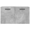 Wall Cabinet Concrete Grey - Stylish Storage Solution