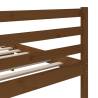 Honey Brown Solid Wood Pine Bed Frame 200x200 cm | HipoMarket