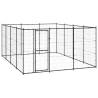 Outdoor Dog Kennel Steel 14.52 m² Colour black Size 330 x 440 x 180 cm Quantity in Package 1 