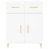 Stylish Highboard White 69.5x34x180 cm - Elegant Storage Solution