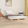 Bed Frame 100x200 cm Solid Wood Pine Colour natural Size 100 x 200 cm 