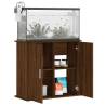 Aquarium Stand Brown Oak - Durable Engineered Wood 81x36x73 cm