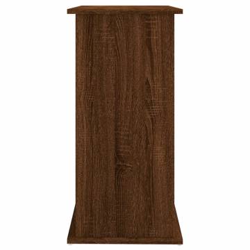 Aquarium Stand Brown Oak - Durable Engineered Wood 81x36x73 cm