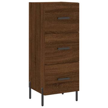 Highboard Brown Oak - Stylish Engineered Wood Storage Unit