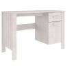 Desk HAMAR White - Solid Wood Pine Writing Desk