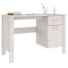 Desk HAMAR White - Solid Wood Pine Writing Desk