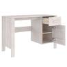 Desk HAMAR White - Solid Wood Pine Writing Desk