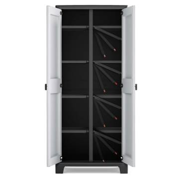 Keter Titan Black & Grey Storage Cabinet - 182 cm