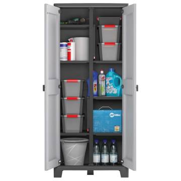 Keter Titan Black & Grey Storage Cabinet - 182 cm