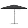 Cantilever Umbrella with Aluminium Pole 350 cm Black