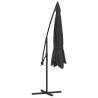 Cantilever Umbrella with Aluminium Pole 350 cm Black