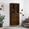 Elegant Highboard Brown Oak - Stylish Storage Solution