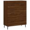 Elegant Highboard Brown Oak - Stylish Storage Solution