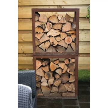 RedFire Firewood Storage Hodr Rust | Durable Steel Log Rack