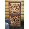 RedFire Firewood Storage Hodr Rust | Durable Steel Log Rack