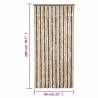 Fly Curtain Dark Brown & Beige 56x200cm - Insect Protection