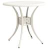 Garden Table White 78x78x72 cm Cast Aluminium Colour white Size 78 x 78 x 72 cm Quantity in Package 1 