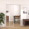 Sliding Door ESG Glass and Aluminium 76x205 cm White Colour white Size 76 x 205 cm Quantity in Package 1 Model transparent 