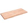 Wall Shelf Light Brown 140x60x(2-6) cm Treated Solid Wood Oak Colour light brown Size 140 x 60 x 6 cm Quantity in Package 1 Number of Pieces 