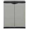 Stylish Garden Waste Cabinet Grey & Black - 68x40x85 cm