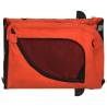 Pet Bike Trailer - Orange & Black Durable Fabric & Iron