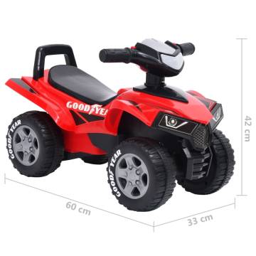 Children's Ride-on Quad Good Year Red - Fun & Safe Toy