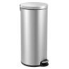 EKO Pedal Bin Serene 30 L Matte Silver Colour matte silver 