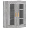 Elegant Grey Sonoma Wall Mounted Cabinets - 2 Pcs