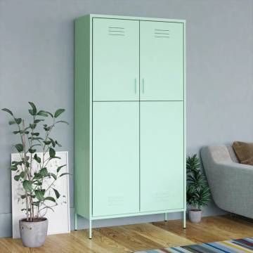 Wardrobe Mint 90x50x180 cm Steel - Stylish Storage Solution