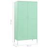 Wardrobe Mint 90x50x180 cm Steel - Stylish Storage Solution