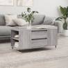 Coffee Table Grey Sonoma 102x44.5x50 cm Engineered Wood Colour grey sonoma Quantity in Package 1 