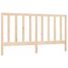 Stylish Solid Pine Bed Headboard - 186x4x100 cm