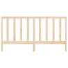 Stylish Solid Pine Bed Headboard - 186x4x100 cm