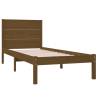 Honey Brown Solid Wood Pine Bed Frame 100x200 cm