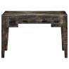 Elegant Black Desk 110x50 cm - Solid Mango Wood