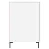 High Gloss White Desk 140x50 cm - Elegant & Practical Design