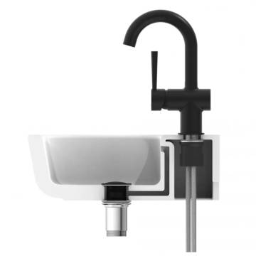 SCHÜTTE Cornwall Basin Mixer - Matte Black Stylish Faucet